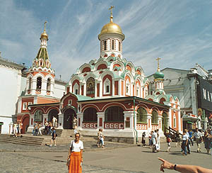 Kerk op het rode plein